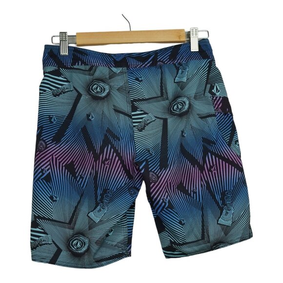 EUC Volcom Young Men's Board Shorts Swim Trunks‎ Size 27 - Picture 2 of 8